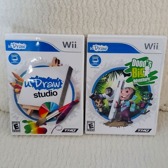 2 Wii- U Draw Studio/ Dood's Big Adventure - Picture 7 of 7